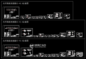 光纤跳线连接器SC型连接头全套图