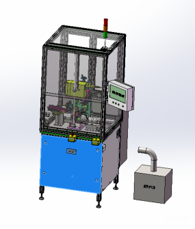 solidworks全自动激光打标机