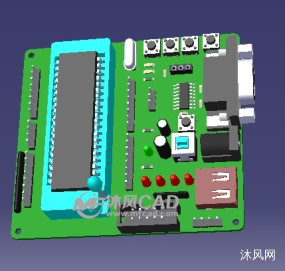 51单片机CATIA模型