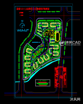 新都大丰三元家园小区A区修建性详细规划图图纸合集的封面图