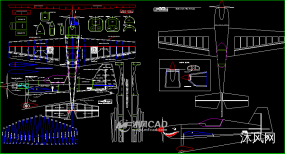 300多个航模CAD图纸