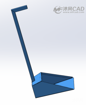 钣金簸箕solidworks模型