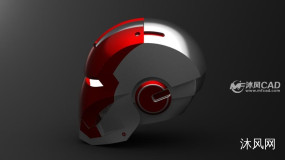 新的钢铁侠头盔设计模型