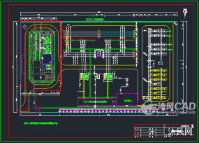 变电站总平面布置图