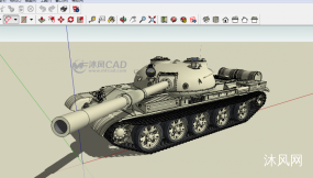 T62坦克模型