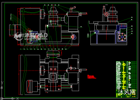 车床全套cad图纸