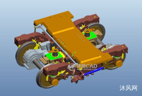 CRH380动车组转向架模型总体设计（设计课题）