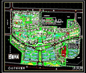 某小区规划图CAD图纸图纸合集的封面图