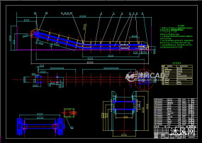 链板输送机cad图