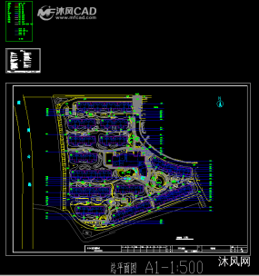 cad某小区景观设计图图纸合集的封面图
