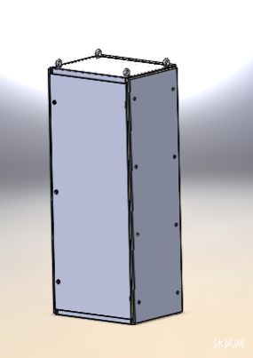 solidworks2010低压电气柜（C型材，钣金，尺寸2000x800x600）图纸合集的封面图