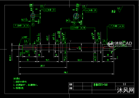 泵轴CAD图纸