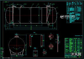 30立方米卧式储罐图纸