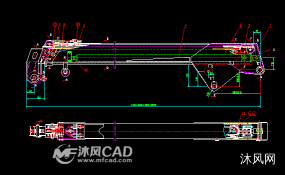 伸缩臂内部结构图