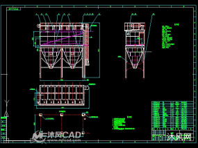 袋式除尘器全套图纸