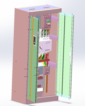 solidworks配电柜模型图纸合集的封面图