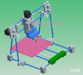3D打印内部机构xyz3轴运动