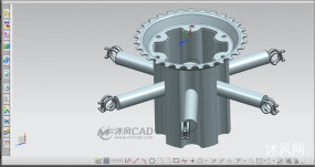 六方卡环风火轮钣金建模（原创）图纸合集的封面图