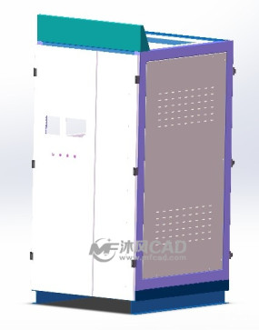 新型机柜钣金设计图纸合集的封面图