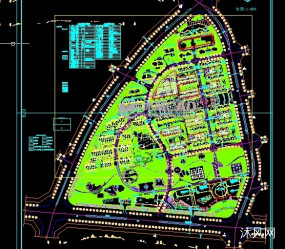 园林施工总图图纸合集的封面图