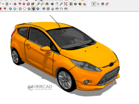 福特嘉年华Mk7模型