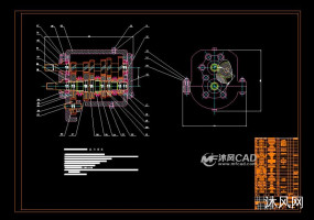 两轴五档变速器CAD图