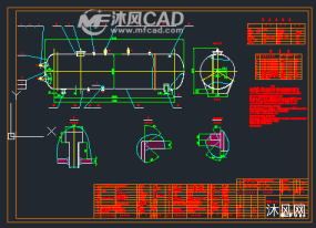 液氨储罐CAD图纸