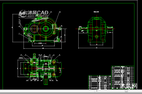 减速器cad装配图