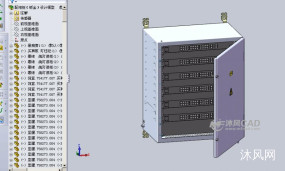 配电柜（钣金）设计模型（箱）