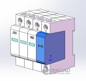 OBO浪涌保护器三维模型