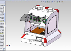 3D打印机总装图和零件图