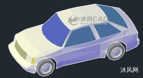 三维小汽车cad模型