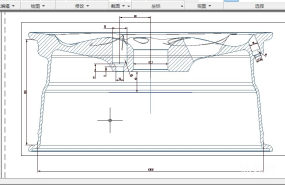 汽车轮毂平面图