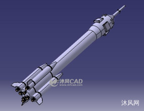 CATIA V5R20  长征-2F 运载火箭模型