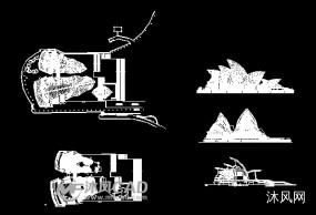 悉尼歌剧院cad简图