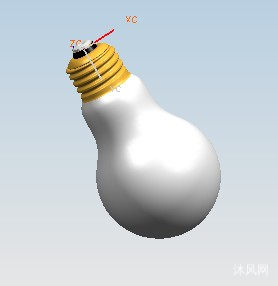 UG电灯泡模型