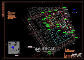 温州黄龙住宅小区建筑结构景观绿化全套施工图图纸合集的封面图