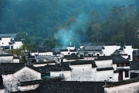 安徽醉美乡村宏村风景图片-11