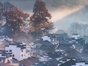 安徽徽州风景摄影图片