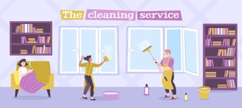 海绵住宅窗户清洁服务说明面板住宅清洁