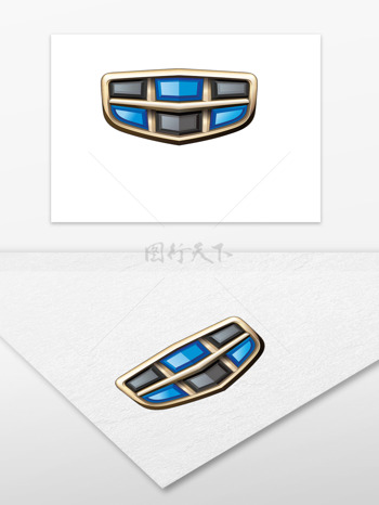 吉利汽车标志 矢量文件 cdr 汽车logo