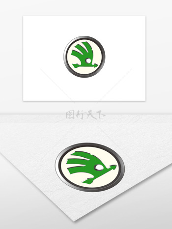 斯柯达 汽车标志 cdr 矢量 汽车logo