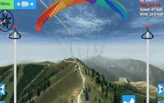 滑翔伞模拟器中文最新手机版下载（Glider Sim）截图4: