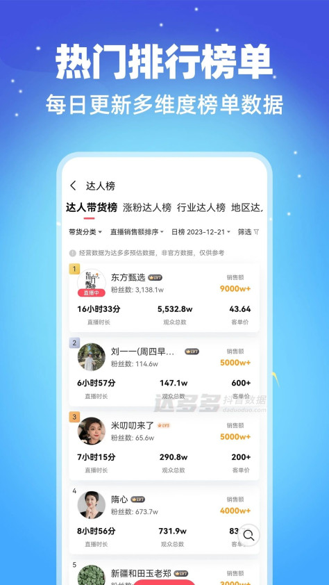 达多多抖音数据app图3