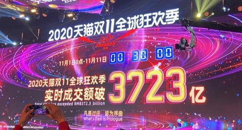 2020天猫双十一成交额破3723亿！“吃土人”升级“吃圭人”[图]