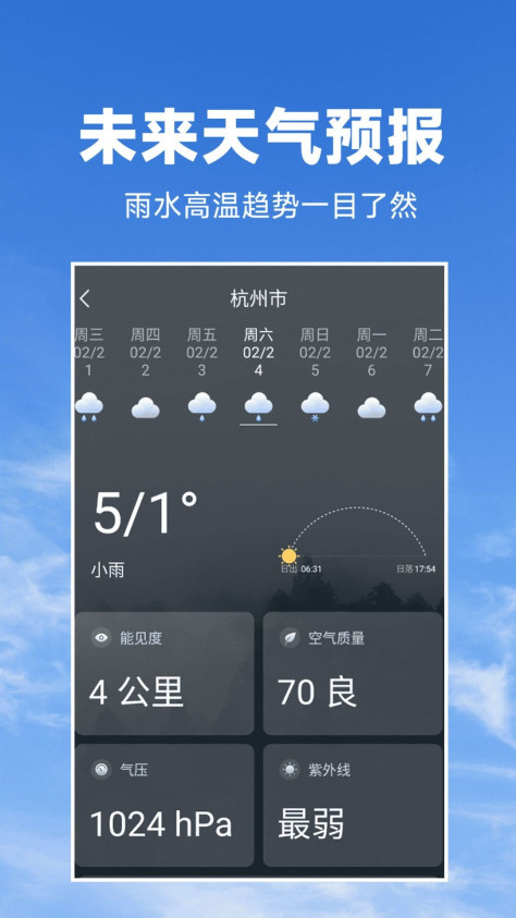 天气预报准软件官方下载图1: