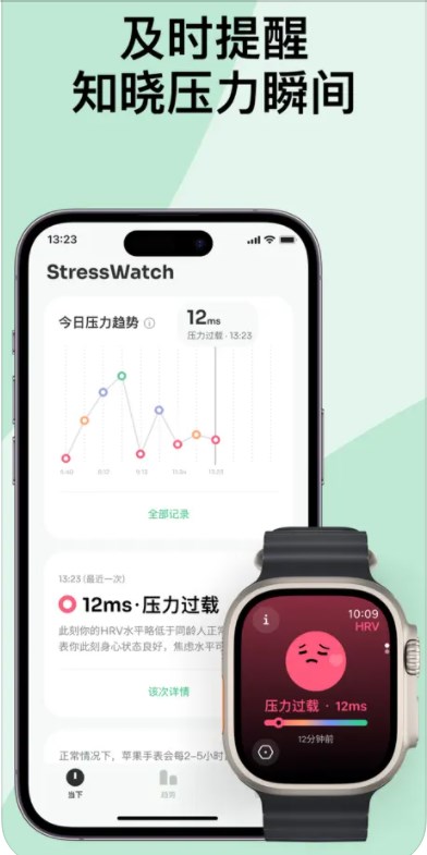 StressWatch压力自测提醒app下载图片1