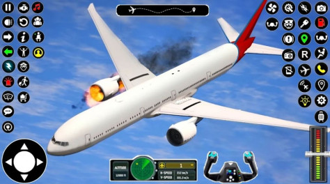 飞行模拟3D飞机手机版游戏下载图1: