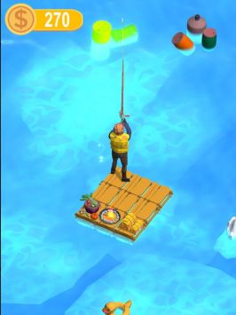 海上木筏钓鱼游戏官方版（Hook Raft）图3: