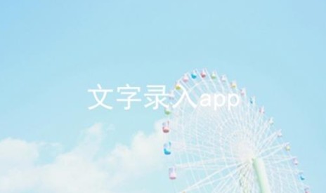 文字录入专用接单app合集